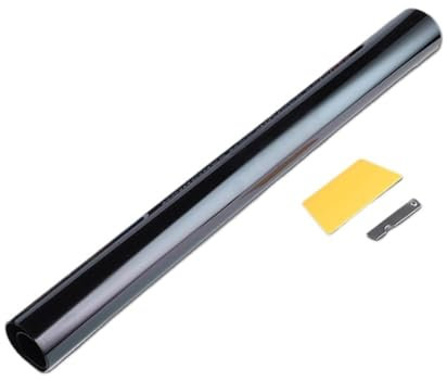 TANGSIYANG TöNungsfolie Auto 300cm x 50cm Auto Fenster Folien Tönung Tönung Schwarz Auto Film Hause Auto Fenster Schutz Aufkleber Sonne-Proof Sommer Scheiben TöNungsfolie Auto(15Percent Clear)