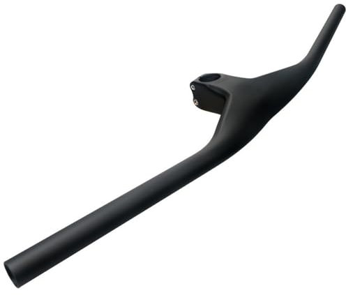 LUOKEKE Fahrradlenker Vollkohlenstoff MTB Fahrradlenker Carbon Integrierter Lenker Mountainbike 600/700/780/800 * 70-100mm 17 Grad Flache Bar Fahradlenker(600-100mm)