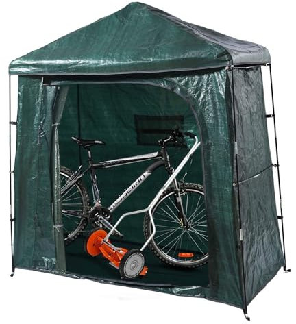 Bicycle tent forOutdoor Bike Covers Storage Shed Tent, Bike Tent Outdoor Storage, Outdoor Aluminum Alloy Bracket Bicycle Storage shed, Neat Tent Bicycle Cover, for Bikes, Garden Tools