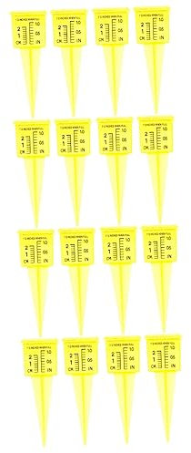 POPETPOP 4 Ensembles Jauge D'arrosage Pluviomètre Jardinage Inondation Tasses À Mesurer Feu Plantes Outil Z Tasse À Mesurer Les Précipitations Appareil Pluviométrique Plastique 4 Pièces * 4