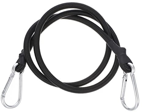 NAMOARLY 6stücke Schwarze Bungee-Gurte Für Fahrräder Und Elastische Spanngurte Mit Haken Lang Zum Sichern Von Gepäck Und Transport Von Lasten