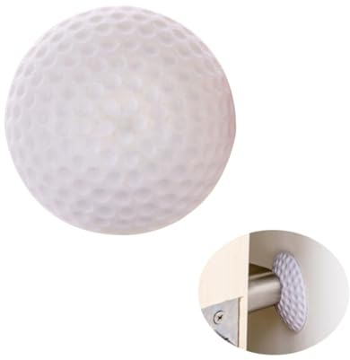Gatuida Rubber Door Knob Stopper White Wall Bumper Self-Adhesive Door Handle Protector Crash Pad Anti-Collision Buffer