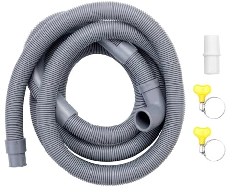 YHNNH Washing Machine Hose Drain Hose Washing Machine 2.5M Drain Hose Extension For Washing Machines Dishwashers Dryers