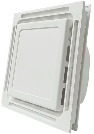NGTFDCP Ventilador de conducto, Rejilla de extractor de aire con luz LED, instalación rápida, ventilación, iluminación limpia, baño dos en uno,Ventilación