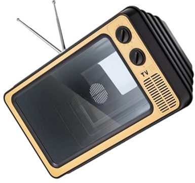 Snorvixre Smartphone Bildschirmlupen Mit Retro Rahmen 14 Zoll Visuelle Erweiterung Blendungsreduzierung Leicht Zu Tragen ABS Für Den Heimgebrauch Tragbare Fresnel Linsenverstärker