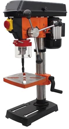 Trapano da Banco, DP25016B Trapano A Colonna Da Banco Professionale A 12 Velocità Da 550 W, Trapano A Colonna Da Banco Con Tavolo Da Lavoro Smussato