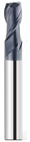 Punte da trapano, 1pc HRC45 Fresa piatta con rivestimento in lega di carburo 2 flauti for metallo CNC dimensioni multiple(1Pc HRC45 2F,D1.5xD4x50L)