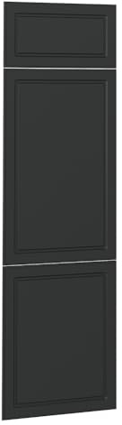 ViccoKöksfrontR-Line,Antracit hus på landet,59.6x196 cm möbelfront för kylskåpsinbyggnad