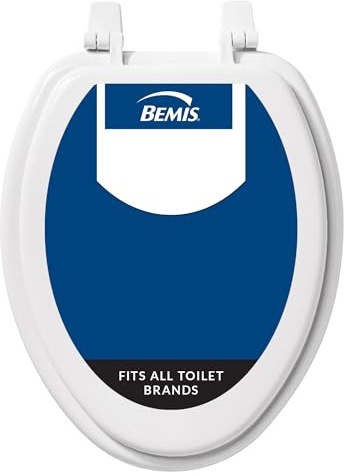 Bemis 1400TTA Economy Durable Wood Toilet Seat, Made in USA, Elongated, White