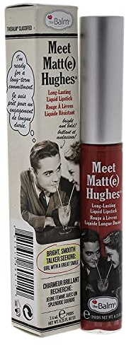 Barra de labios líquida de 6,5 ml, de la marca TheBalm Meet Matt(e) Hughes