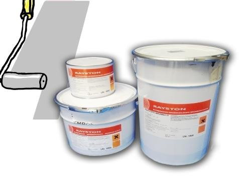 Impermax flüssige Teichfolie grau (RAL 7001) 2,5kg -25 kg, Inhalt:10 kg