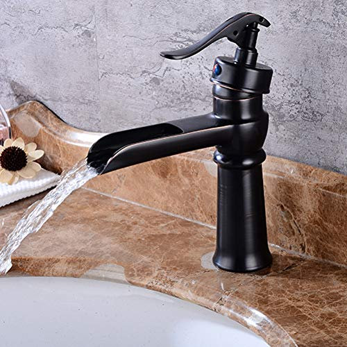 YHSGY Waschtischarmaturen Voller Kupferner Hahnbadezimmerbassin-Heißer Und Kalter Wasserhahn