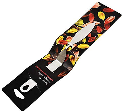 NOWON Outil de décoration de Mousse de Chocolat de Couteau de Feuille de Plume de spatule de gâteau d'acier Inoxydable