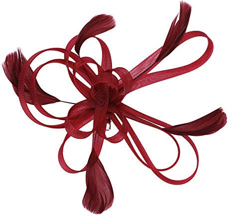 Braut Fascinator Schleier Kopfbedeckung Damen Mädchen Haar Clip Elegant Accessoire Cocktail Tea Party Haarklammer Kopfschmuck 20er 50er Jahre Stirnband Haarnadel Haarschmuck Kirche Hochzeit