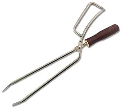 Feuerzange Kaminzange Holzkohleschere Brennholzschere Outdoor Lagerfeuer Kaminzange Holzgreifer