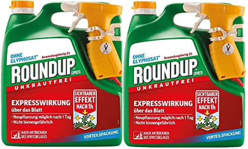 2 X 3l Roundup EXPRESS Sprühsystem (Unkrautvernichter)