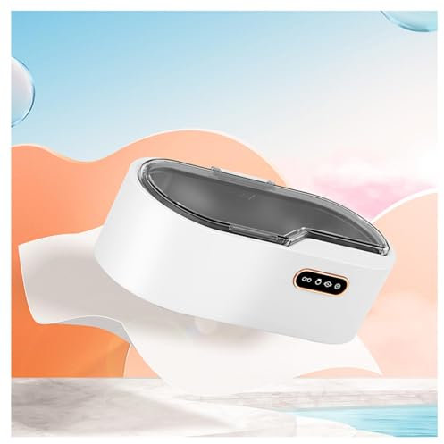 Ultrasonic Jewelry Cleaner Machine 450ml Large Capacity, Sonic Cleaner 45 KHz high frequency vibration, Jewelry Sonic Cleaner Best Ultrasonic Jewelry Cleaner