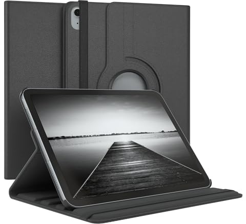 EAZY CASE – surfplattefodral för iPad 11. Generation A16 (2025) skyddande skal, 11 tum, smart fodral, surfplatta, rotationslåda för montering, hopfällbart skal, 360° roterbart med stativfunktion,