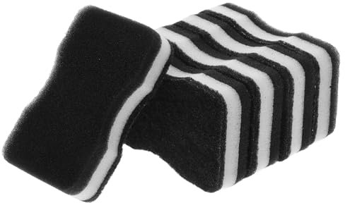 HAMPPLIES 5piezas Pack Esponjas Doble Cara para Limpieza De Cocina Estropajo Resistente y Suave Diseño Delgado Fácil De Agarrar para Fregar Platos y Superficies Sin Rayar