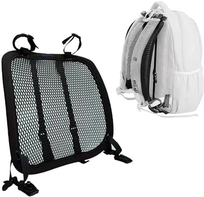 HomeGlebosc Accessori per zaino, distanziatore leggero per zaino, telaio ventilato per pendolari o ciclismo, ventilazione per ridurre il flusso d'aria e il sudore