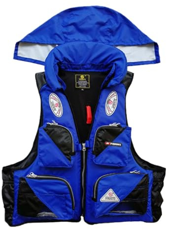 POIUIYQA Schwimmweste Rettungsweste Rrwachsene für Wassersport: Unisex Auftriebsweste Erwachsene Paddle Board Schwimmweste mit Pfeife zum Schwimmen