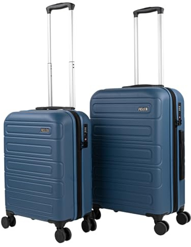 Juego Maletas De Viaje rígidas trolley con Candado de Combinación TSA y 4 D