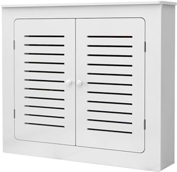 Heizkörperverkleidung, Verkleidung Heizung für Zuhause, Heizschrankregal mit Ablagetisch, Vierseitig Wasserdichter Schrank für Badezimmer und Wohnzimmer, Weiß(60x60x20 cm)