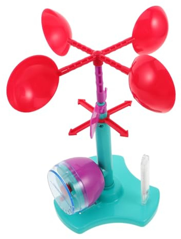 BESPORTBLE Science Kit for Boys and Girls Wind Anemometer Experiment Kit Educational Toys Physics Education Tool Weather Instruments Wind Direction Measuring Instrument
