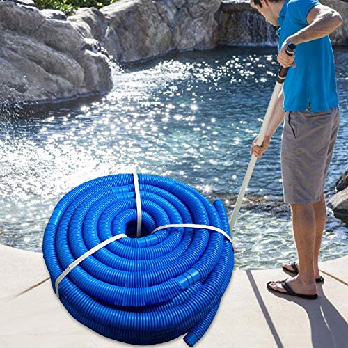 BAOFUYA 32 Mm Flexibler Poolschlauch, beständiges Wasserpumpenrohr für Einfache Wartung und Reinigung des Pools (BLUE)