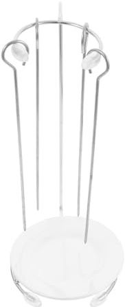 FIXOSHEE Support Brochettes Barbecue Acier Inoxydable avec Porte-brochettes Suspendu Support Vertical pour Grillades Extérieur Stable et Sécurisé Accessoire Bbq pour Viande et Kebab