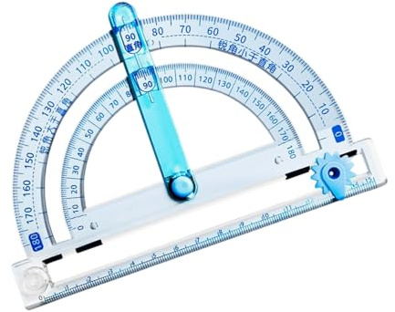 Goniometro Multifunzionale Con Righello Da Circolare Regolabile E Righello Degli Angoli Per Strumento Geometria Studenti Studenti Architetto