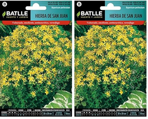 Graines aromatiques de Batlle - Millepertuis Herbe saint-jean (1g) (Lot de 2)