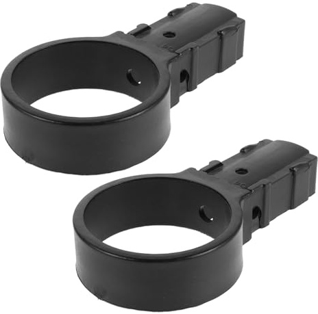 CLISPEED Anelli di Ricambio in Nylon per Scala Telescopica Estensibile, Set da 2 Pezzi Fessura Antiscivolo, Accessori per Sostituzione e Riparazione Scale Pieghevoli, Installazione Rapida