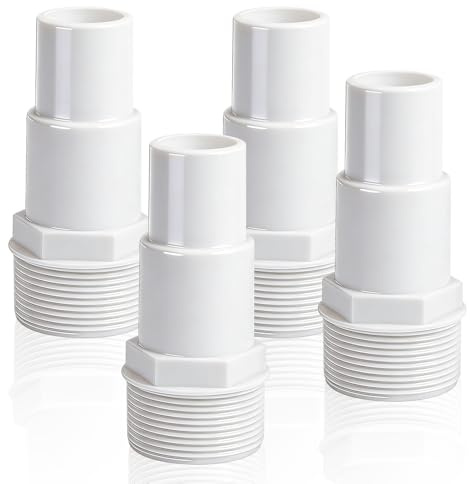 Udbrud 4 Pezzi Adattatore per Tubo per Piscina, Connettori per Tubi, Adattatore per Pompa Piscina Connettore Tubos Piscinas per Tubos da Piscine Diametro 32 e 38 mm