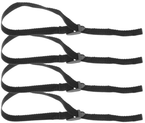 Healvian Lot de 4 Sangles de Poignet en Nylon Réglables pour Bâtons de Ski Randonnée, Dragonnes Résistantes pour Activités de Ski Randonnée en Plein Air