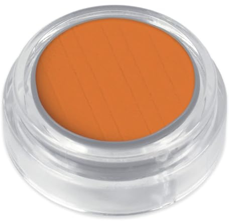 GRIMAS Eyeshadow/Rouge 2g, Farbe 583 orange, farbintensiver Lidschatten, hochpigmentiert, sehr hautfreundlich, vielseitig einsetzbar