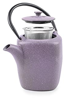 IBILI - Tetera hierro fundido Lombok, 1.1 litros, Interior esmaltado, Apto para inducción