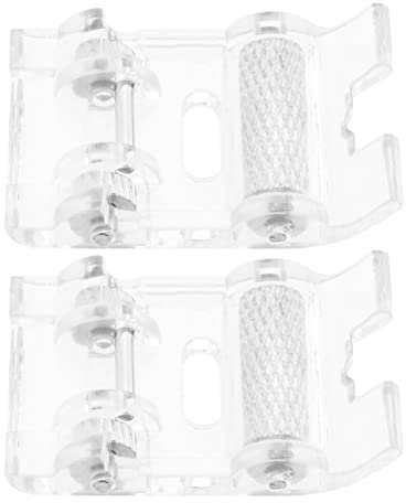 VGOL 2 piedini a scatto compatibili con Brother compatibili con i piedini a rotelle in pelle per macchine da cucire domestiche a gambo basso con sistemi a vite