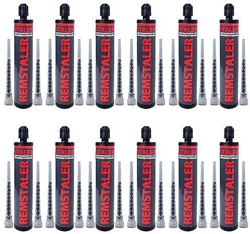 12x Remstaler VERBUNDMÖRTEL 300ml | -HÖCHSTE QUALITÄT- made in GERMANY | Injektionsmörtel | Montagemörtel | STYROLFREI