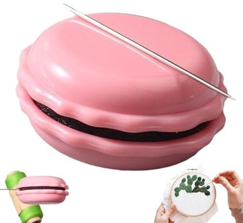 Nål Minder magnet | Macaron Form Magnetic Needle Minder - Handarbetstillbehör, magnetisk nålhållare, broderitillbehör för broderisynål Weiting