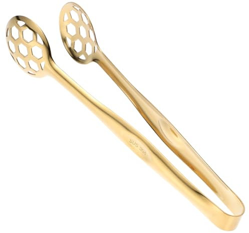 KICHOUSE Metallzange Zum Kochen – Grillzange Aus 304 Edelstahl Mit Hitzebeständigen Griffen Für Grillen Im Freien Und Küche