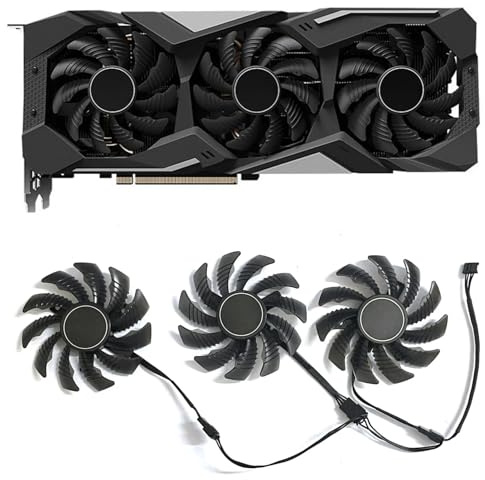 PLD08010S12HH 78mm DC 12V 0.35A 4Pin RX5700 GPU Cooler for Gigabyte Radeon RX 5500 5600 5700 XT Graphics Card Fan Cooling