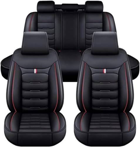 Auto Leder Sitzbezüge Sets für BMW X1 X3 X4 X5 X6 1/3/4/5/6/7 F25 F10 E83 E84 E70 E87 E90 E92 320I F11 F20 F15 F16 F30, Autositzbezüge Sets Rutschfest Wasserdicht Atmungsaktiv Bequem Seat Schonbezüge