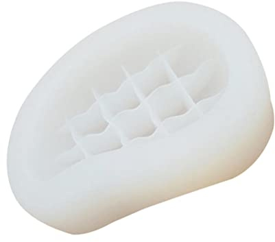 Amosfun Molde de Silicona 3D para Pulpa de Mango, Creativo y Casero | Decoración de Tartas y Modelado, Apto para Hornear en Casa, Blanco, para Niños y Mayores