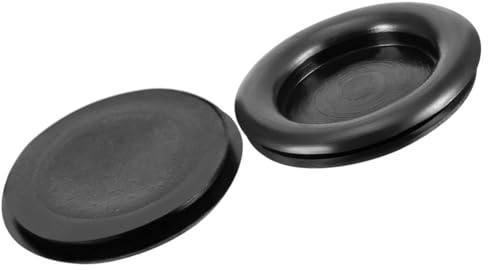 TOP-VIGOR 10Pcs 30mm Black Rubber Blanking Grommets Electrical Hole Wire Gaskets Cable Protectors for Plugs Car Boat Pump Plumbing Wiring