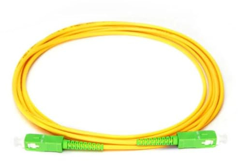 JPVLCNDJ Cavo patch in fibra ottica Simplex SC da 2 metri, 10 pezzi, cavo jumper in fibra ottica SC FTTH da 2,0/3,0 mm