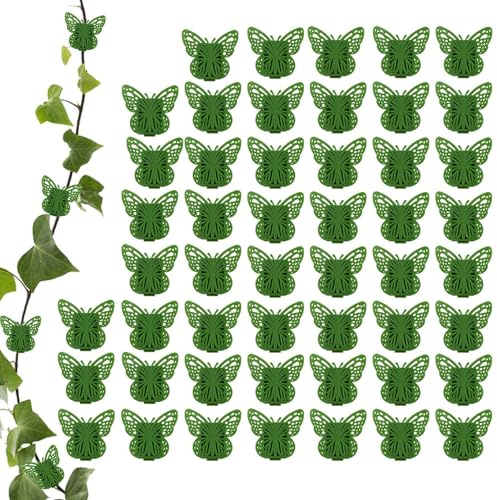 Pothos Clips muraux réutilisables invisibles pour maison, bureau, salon, chambre à coucher, jardin, cour, balcon