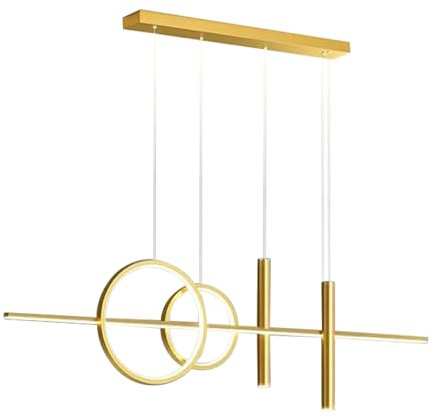 Lámpara Colgante Minimalista en Espiral de 120 cm (47,24 Pulgadas), Lámpara de Techo Led Tipo Araña, Luminaria Lineal Moderna Suspendida, Lámparas Colgantes Onduladas para Comedor, Isla de Cocina Y Do