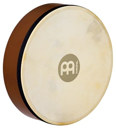 Meinl Percussion HD10AB - Tambor de mano 10 | Con mango hueco, diámetro de 10 pulgadas, con piel de cabra, roble siam