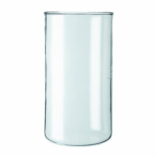 Bodum Verre de rechange pour cafetière sans bec, 8 tasses à expresso, 1 l